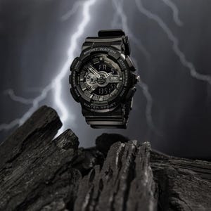 Professional all-black military watch for police and security duty.