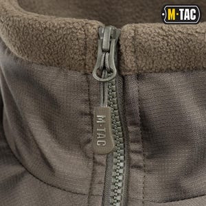 Back view of men’s tactical coat