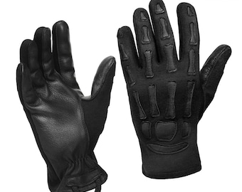 M-Tac Skeleton Taktische Handschuhe Schwarz | Voll-Finger Schutz & Griff Handschuhe