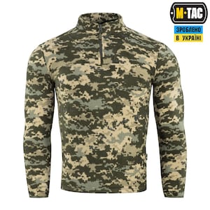M-Tac Delta Tactical Pullover Military  Jacket  Fleece MM14 –– Warm Military Midlayer in Ukrainian Camo