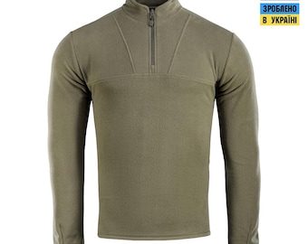 M-Tac Delta Fleece Army Olive – Lightweight Tactical Jacket – Military Pullover for Layering