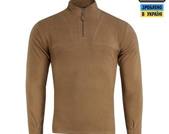 M-Tac Delta Fleece Coyote Brown – Lightweight Tactical Jacket – Army Style Combat Pullover