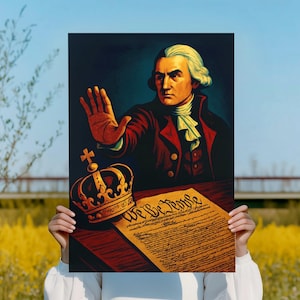 We The People Protest Poster: American Democracy Wall Art (Digital Download)