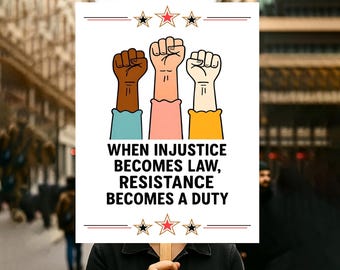 social injustice poster