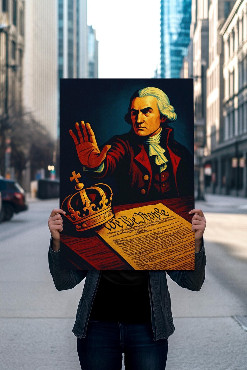 We the People Protest Poster Sign, American Democracy Printable Poster ...