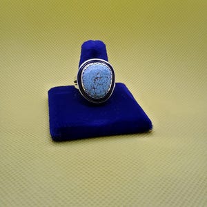 Natural Number 8 Turquoise Ring Size 12