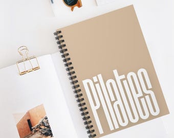 Pilates Notebook - Ruled Line for Pilates Teachers, Students, Fitness Journal, Workout Diary, Exercise Planner, Health Tracker