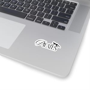 Elegant Pilates Kiss-Cut Stickers | Vinyl Decals for Pilates Enthusiasts, Laptop Stickers, Gym Decor, Planner Accessories, Unique Gifts