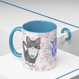 Cat Dad Coffee Mug: Playful Cat Lover Gift