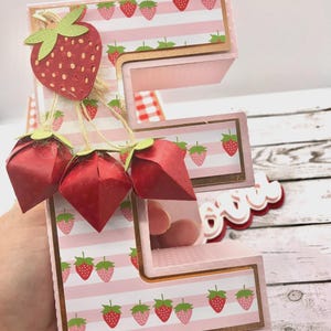 3D Alphabet SVG Templates A-Z | Paper Letters & Numbers (PDF, DXF) image 6