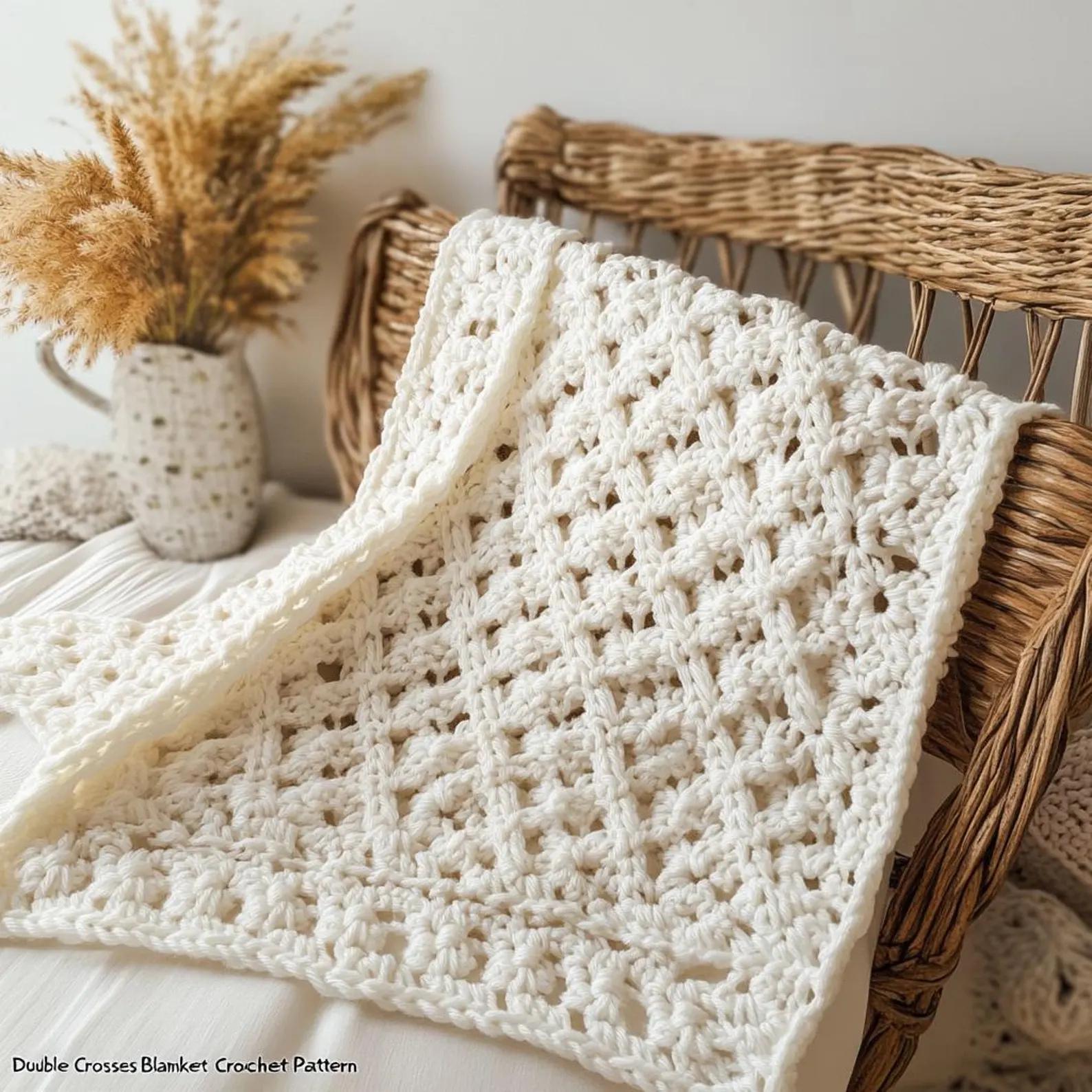Easy Crochet Blanket Pattern | 5 Sizes, Video Tutorial (PDF) - Etsy