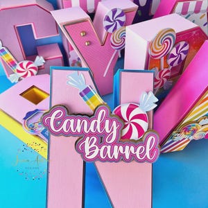3D Alphabet SVG Templates A-Z | Paper Letters & Numbers (PDF, DXF) image 12