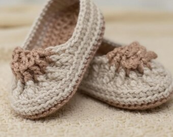 Padrão de pantufas de crochê para bebê: sapatos modernos para bebês (PDF)