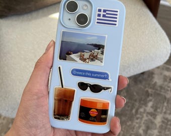 Metal stickers for phone cases