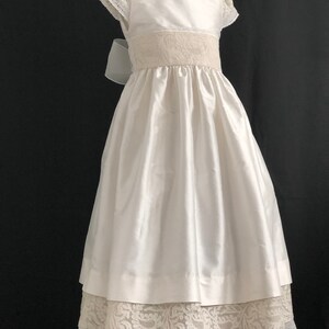 Silk Heirloom First Communion Dress Nikita image 6