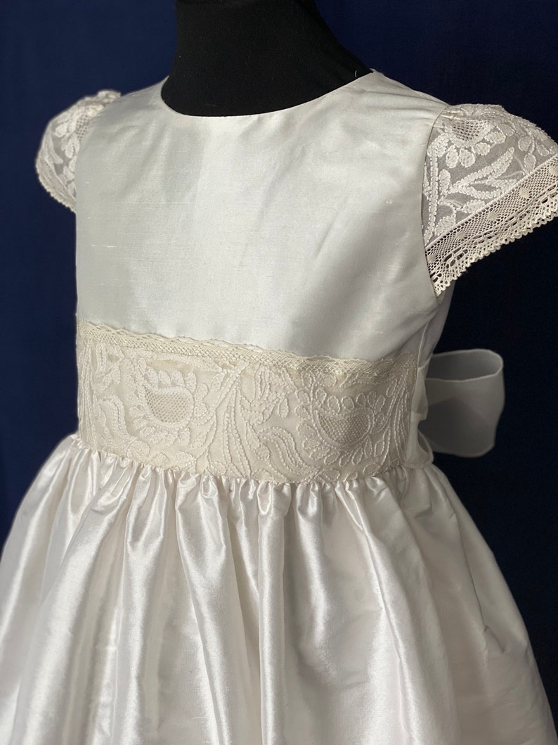 Silk Heirloom First Communion Dress Nikita image 9