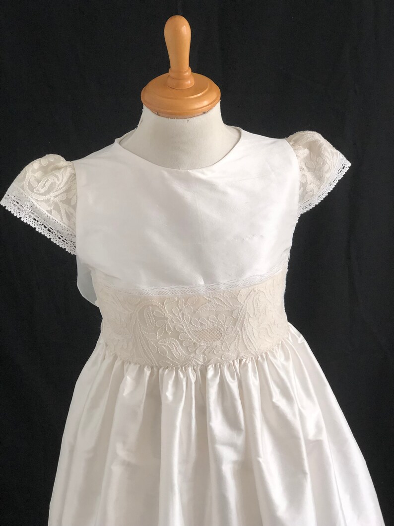 Silk Heirloom First Communion Dress Nikita image 2