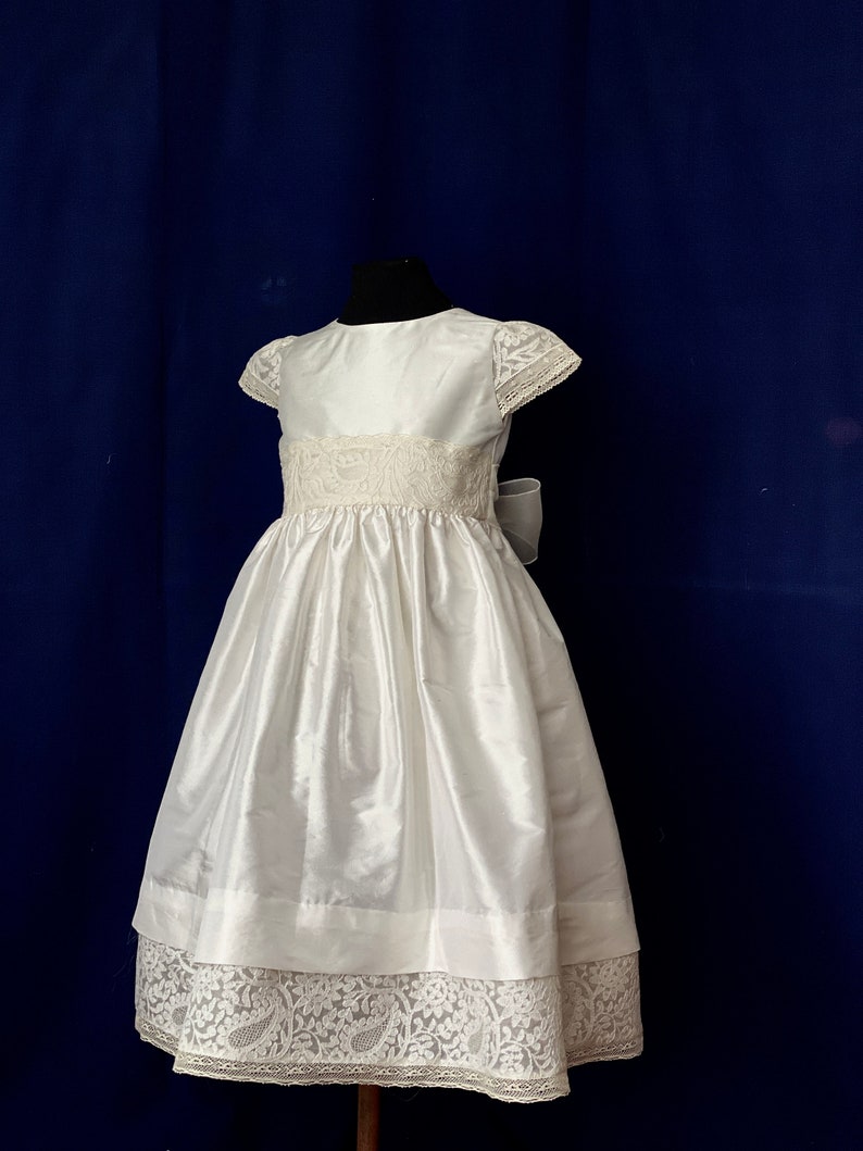 Silk Heirloom First Communion Dress Nikita image 8