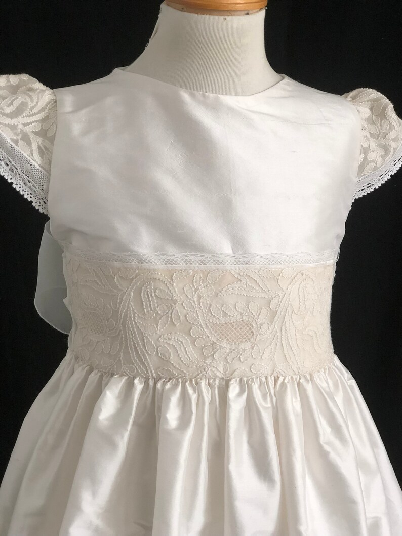 Silk Heirloom First Communion Dress Nikita image 5