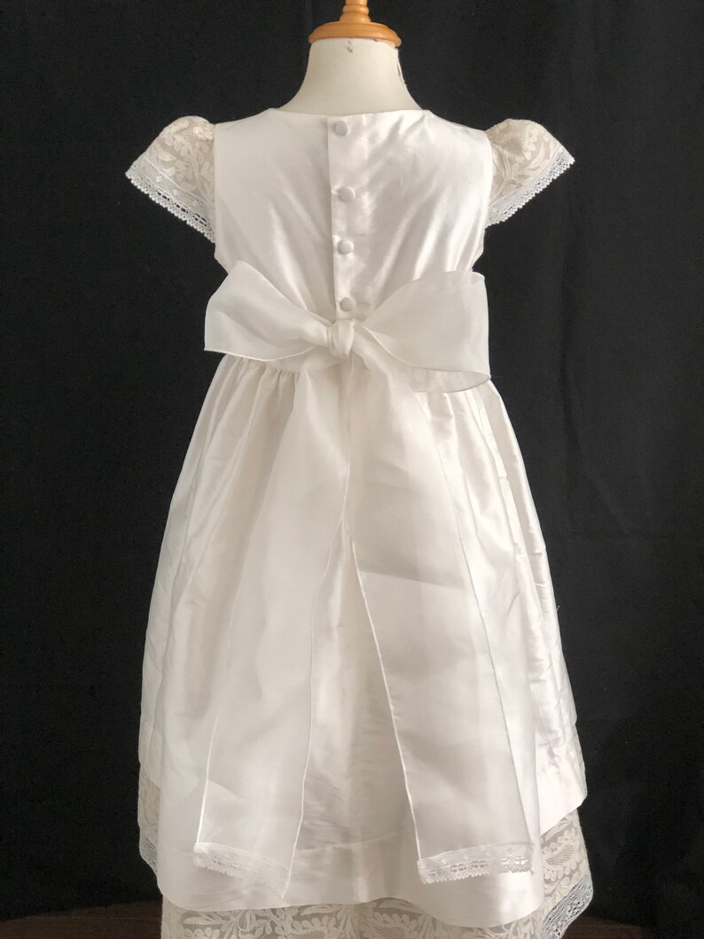 Silk Heirloom First Communion Dress Nikita image 7