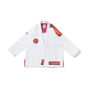 Albino and Preto A&P x In4mation 2 White BJJ Gi Kimono With Bag