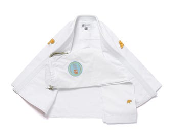 Albino & Preto White BJJ Gi | RS400 OBBY Jiu Jitsu Kimono with Bag