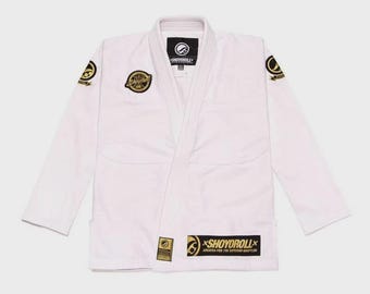 Shoyoroll Batch 103 White BJJ Gi JiuJitsu Kimono w/ Bag