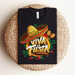 Personalized Cinco de Mayo Aesthetic Shirt Retro Fiesta T-Shirt Vintage Mexican Tee Cute Sombrero Shirt Simple Cinco de Mayo Outfit Fiesta