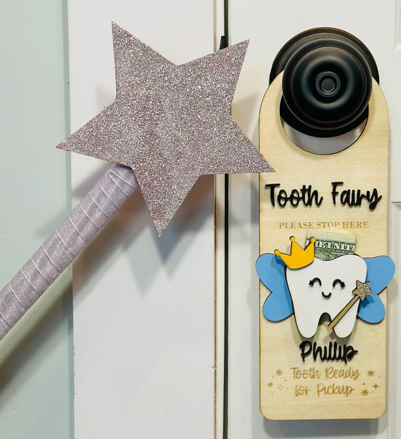 Personalized Tooth Fairy Door Hanger - Etsy