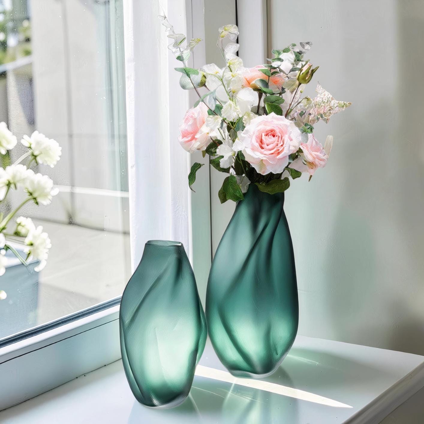 Milchglas vasen