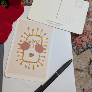 Cartolina Sunshine, Arte Sunshine, Stravagante, Cartolina, Illustrata, Luminosa, Arte, Posta ordinaria, Biglietto, Regalo, Incorniciatura