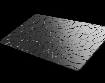 3D Printed Business Card Blanks – Black Carbon Fiber PLA (PLA-CF)