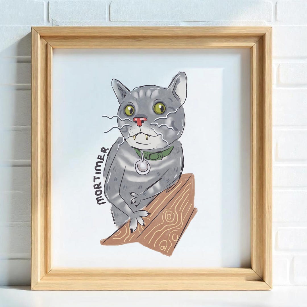 Custom Hand Drawn Ugly Pet Portrait Art Custom Dog Drawing Pet Art ...