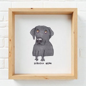 Custom Hand Drawn Ugly Pet Portrait Art Custom Dog Drawing Pet Art Commission Pet Portrait From Photo Badly Drawn Dog Portrait From Photo