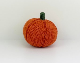 Knit Pumpkin- Bright Orange