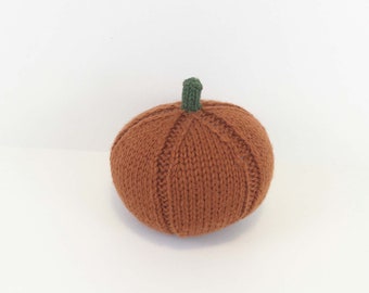 Knit Pumpkin- Orange