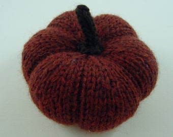 Knit Pumpkin- Deep Auburn