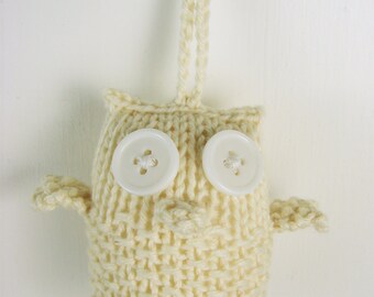 White Owl Ornament