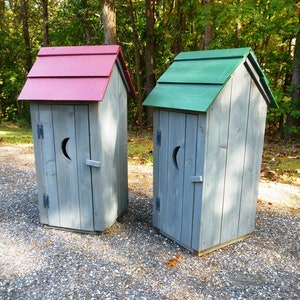 Downloadable Woodworking Plans for an Ornamental Outhouse