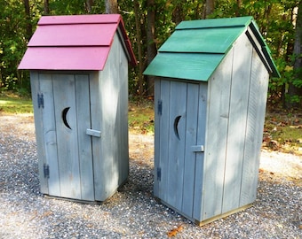Downloadable Woodworking Plans for an Ornamental Outhouse