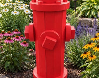 Wooden Fire Hydrant. DIY Woodworking Plans (PDF Download)