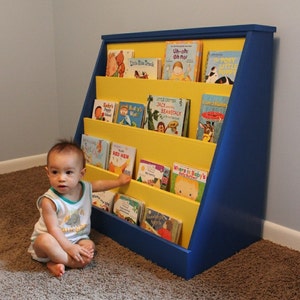 Planos de carpintería descargables para estanterías infantiles