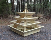 How to Build a Pyramid Strawberry Planter. Downloadable Woodworking Plans. Illustrated DIY Pyramid Project Book with Photos at Every Step.
