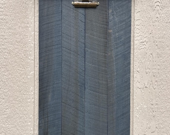 Large Message or Calendar Holder.  Handcrafted Wooden Clipboard 32 x 18"