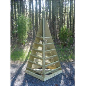 Downloadable Woodworking Plans - 6 ft. Strawberry Pyramid Planter.