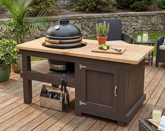 Green Egg XL Grill Table DIY Woodworking Plans (PDF Download)