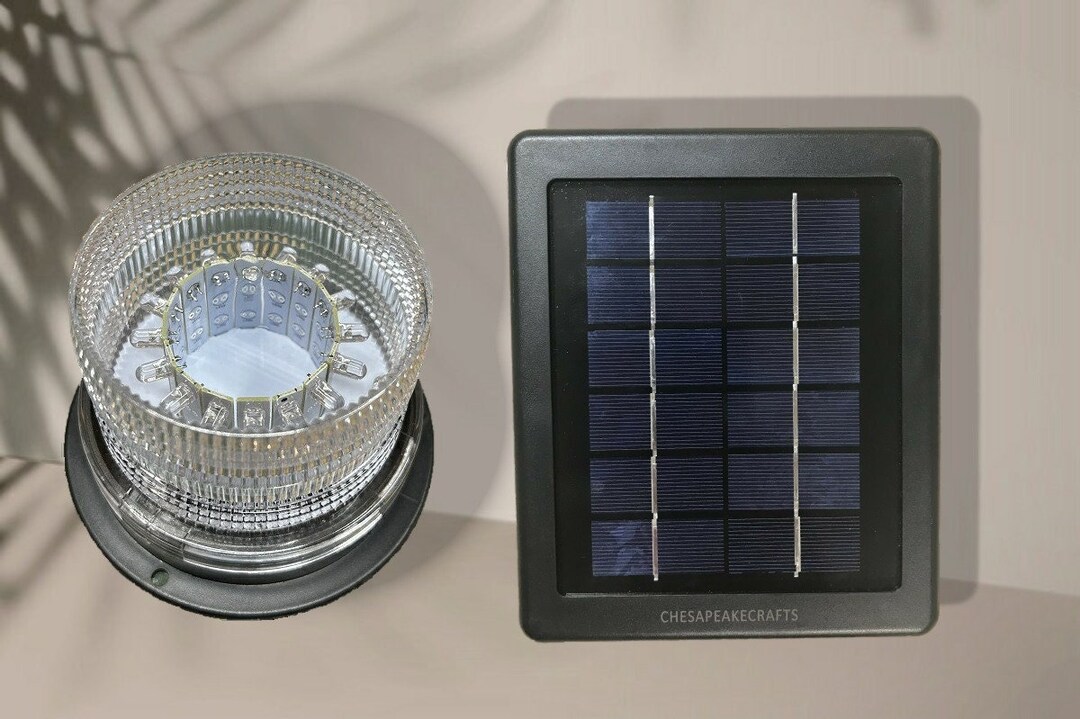 Multifunction LED Solar Lighthouse Beacon for Lawn Lighthouses