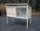 How to Build a 5 ft. Rabbit, Quail, Guinea Pig Hutch. Downloadable Woodworking Plans. Illustrated DIY Project Book with Photos at Each Step.