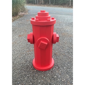 How to Build a Wooden Fire Hydrant. Downloadable Woodworking Plans. Illustrated DIY Project Book with Photos at Every Step.