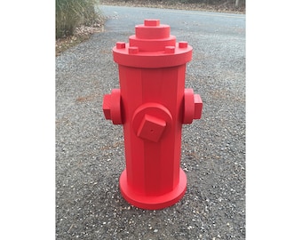 How to Build a Wooden Fire Hydrant. Downloadable Woodworking Plans. Illustrated DIY Project Book with Photos at Every Step.